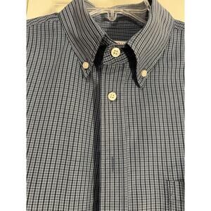 Merona Long Sleeve Men's Large Button Down Shirt--Blue